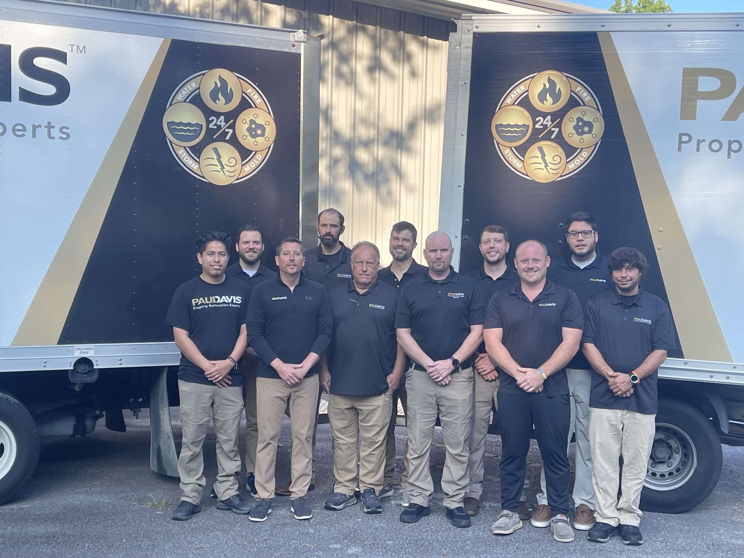 Paul Davis Restoration Difference Makers banner image with three team members mobile