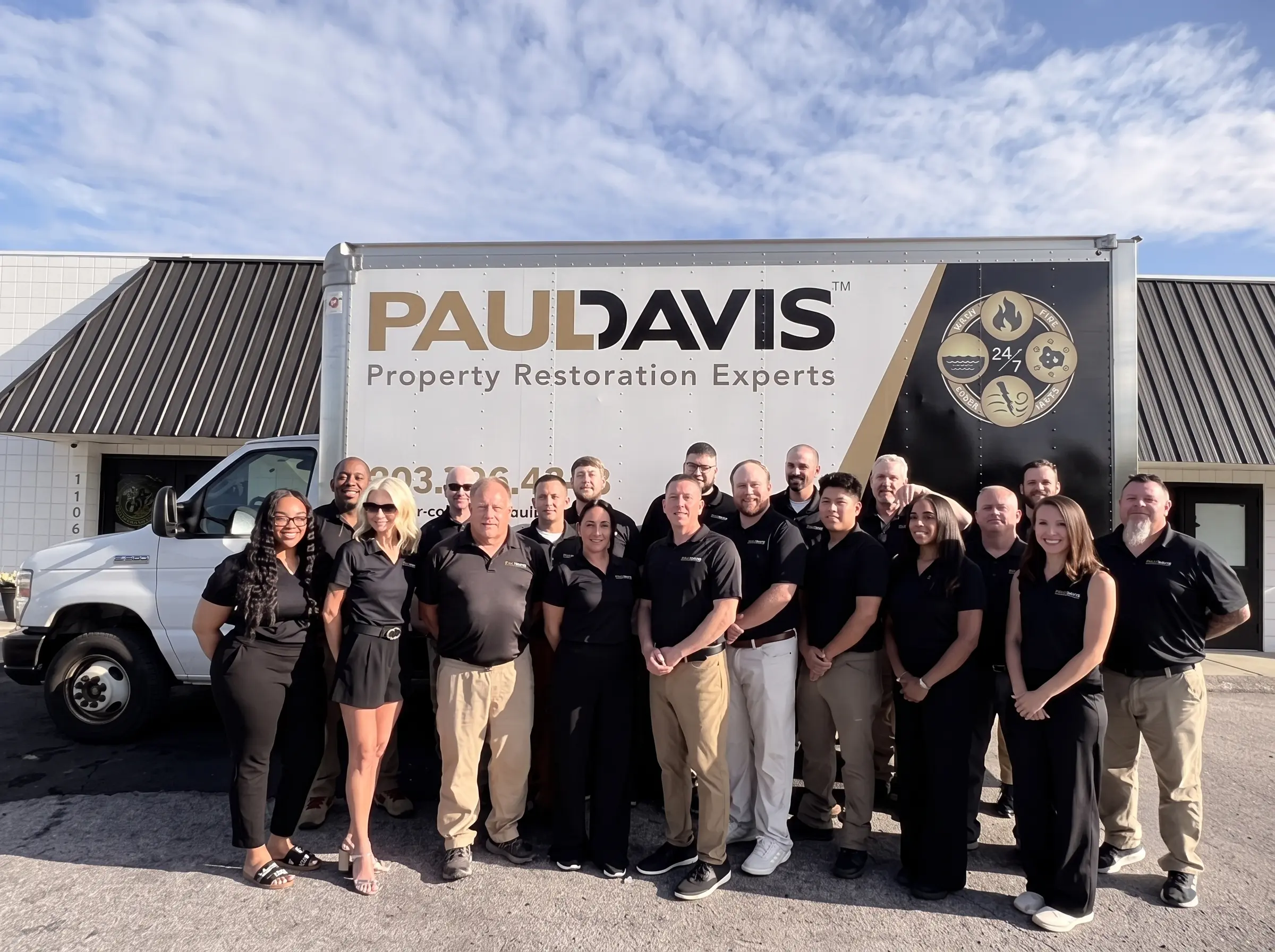 Paul Davis Restoration Corporate staff members homepage hero image